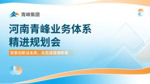 锐意创新话未来 众志成城谱新篇--河南青峰业务体系精进规划会